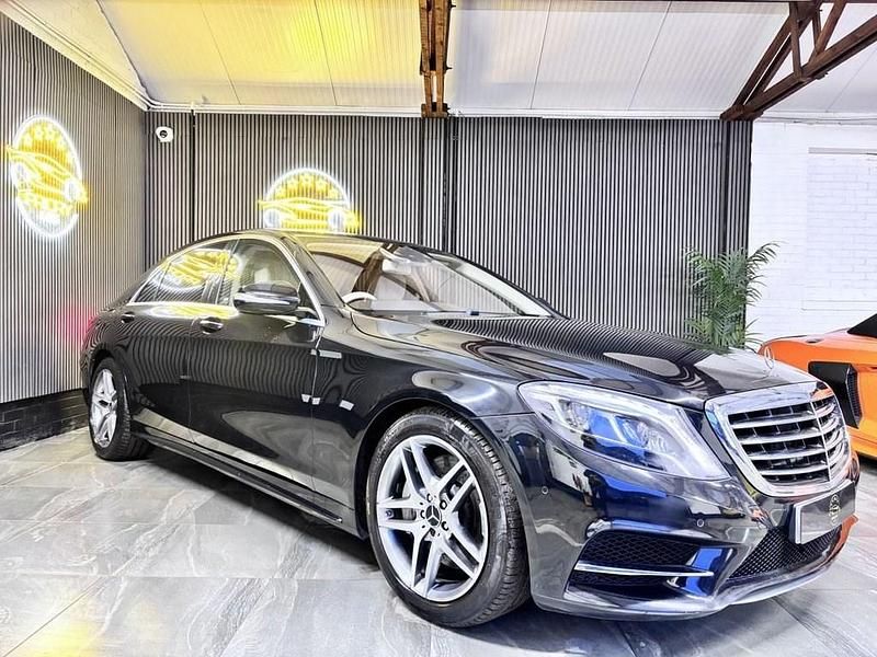 Used Mercedes S500L AMG line 455 HP (334 kW) 2015 Black Sedan
