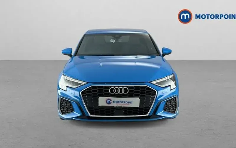 Used Audi A3 S-Line 110 HP (80 kW) 2023 Blue Sedan