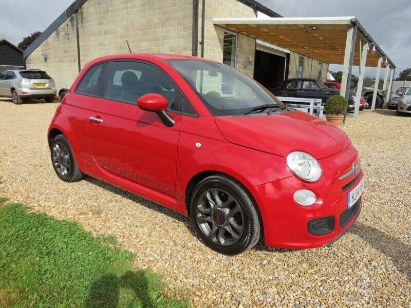 Red Used 2014 Fiat 500 S Hatchback | £4,450 (Fair price) - Image 1/4