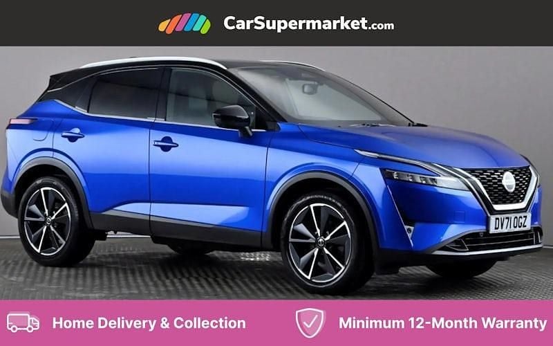 Blue Used 2022 Nissan Qashqai Tekna SUV | £18,097 (Fair price) - Image 1/4
