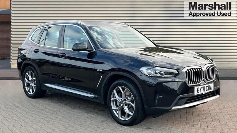 Black Used 2021 BMW X3 xLine SUV | £30,390 (Good price) - Image 1/4