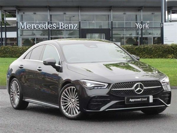 Black Used 2024 Mercedes CLA220 AMG Line Premium Sedan | £30,500 - Image 1/4