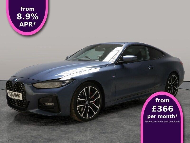 Blue Used 2020 BMW 420 M Sport Coupe | £23,942 (Expensive) - Image 1/3