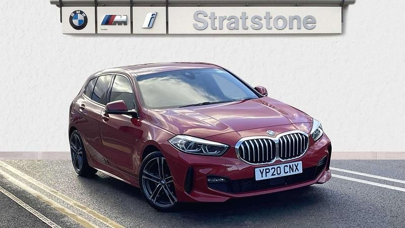 Used BMW 118 M Sport 138 HP (101 kW) 2020 Red Hatchback