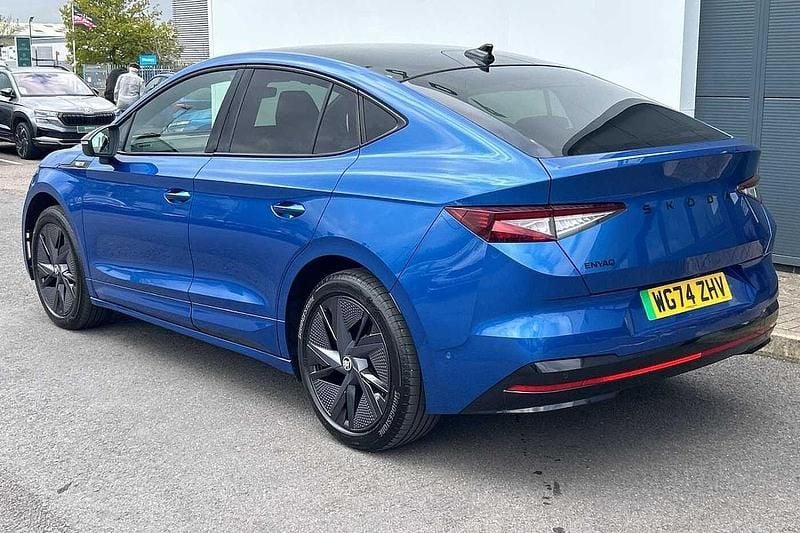 Used Skoda Enyaq iV vRS 250 kW (340 HP) 2024 Blue SUV