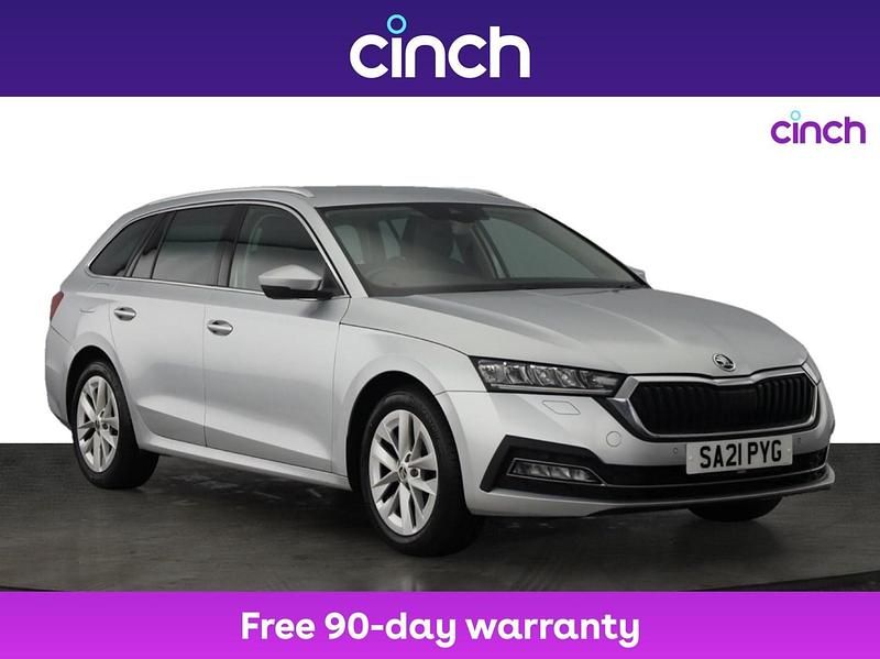 Silver Used 2021 Skoda Octavia SE L Estate | £15,099 (Fair price) - Image 1/3