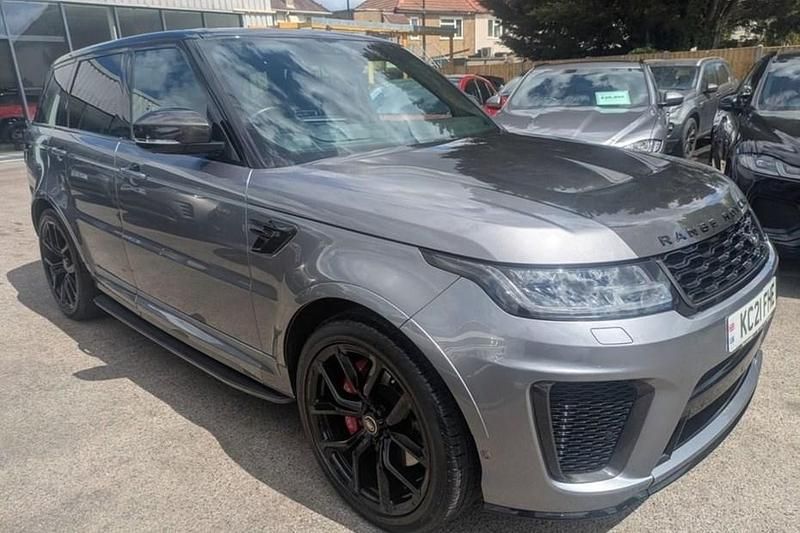 Grey Used 2021 Land Rover Range Rover Sport SVR SUV | £51,495 (Fair price) - Image 1/1