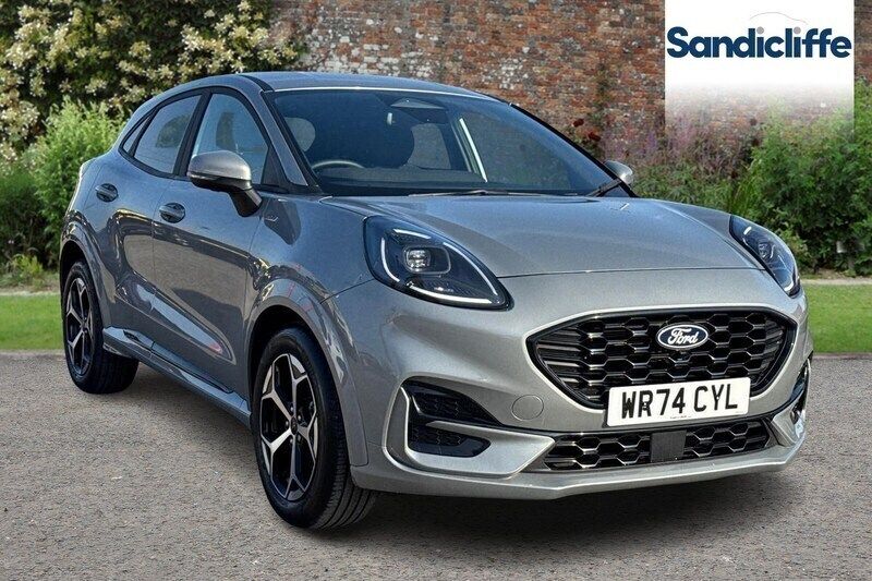 Silver Used 2024 Ford Puma ST-Line Hatchback | £20,819 (Fair price) - Image 1/4