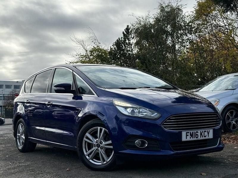 Blue Used 2016 Ford S-MAX Titanium MPV | £8,495 (Fair price) - Image 1/4