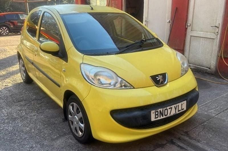 Yellow Used 2007 Peugeot 107 Hatchback | £595 (Super price) - Image 1/1