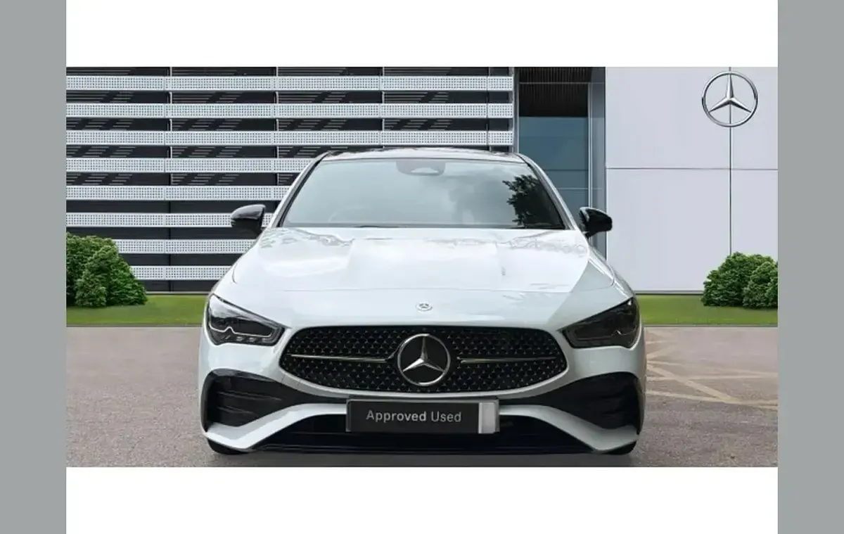 Used Mercedes CLA220 AMG Line Premium Plus 187 HP (137 kW) 2024 White Coupe
