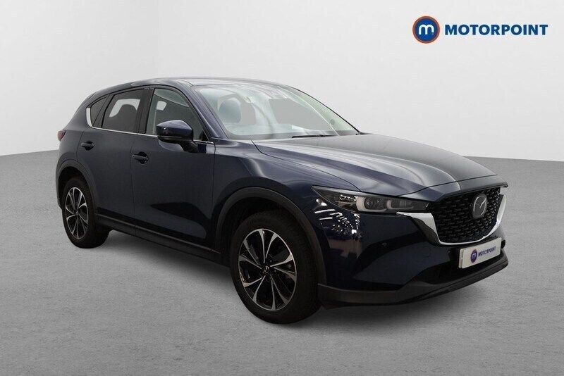 Blue Used 2023 Mazda CX-5 Exclusive-Line SUV | £19,199 (Super price) - Image 1/4