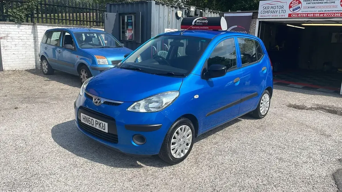 Used Hyundai i10 Classic 77 HP (56 kW) 2010 Blue Hatchback