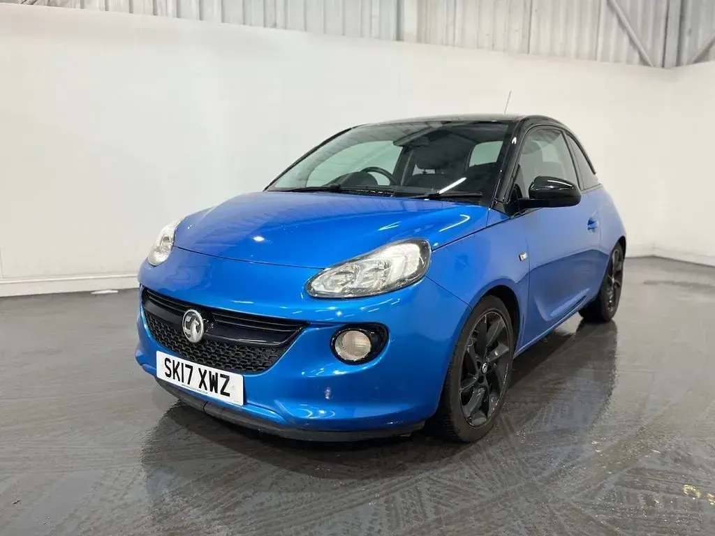 Used Vauxhall Adam S 70 HP (51 kW) 2017 Blue Hatchback
