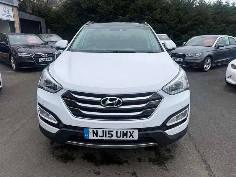 Used Hyundai Santa Fe Premium SE 194 HP (142 kW) 2015 White SUV