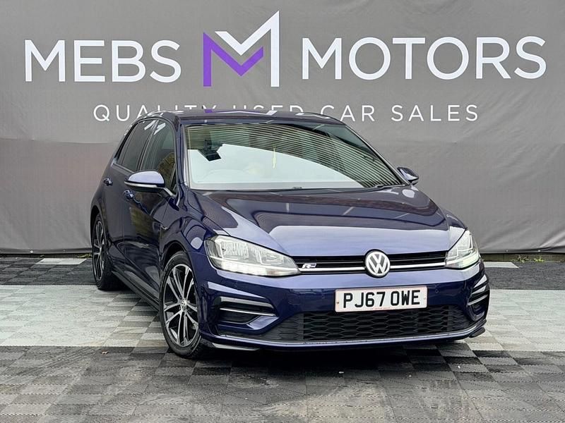 Used VW Golf VII R-line 150 HP (110 kW) 2017 Blue Hatchback