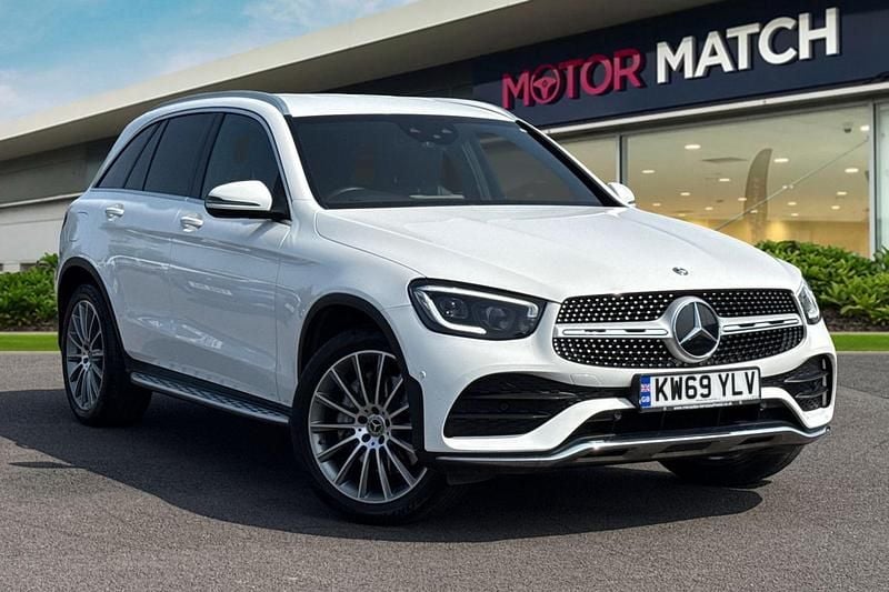 White Used 2020 Mercedes GLC220 AMG line SUV | £21,500 (Good price) - Image 1/4