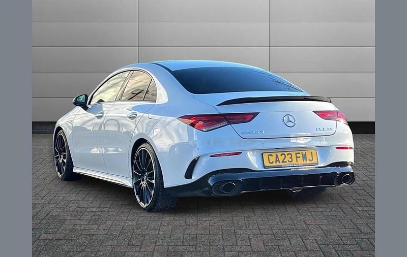 Used Mercedes CLA35 AMG Premium Plus 306 HP (225 kW) 2023 White Coupe