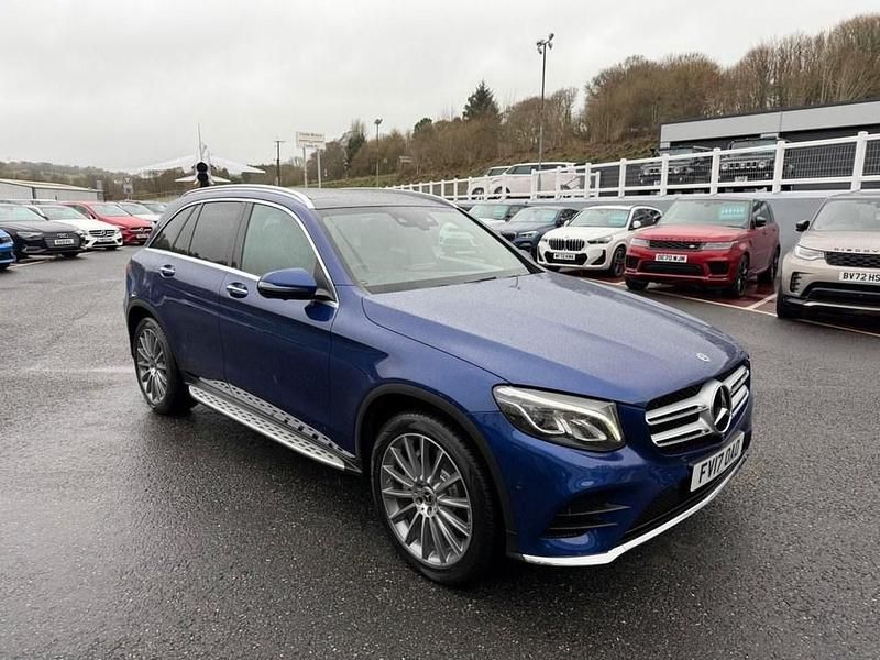 Used Mercedes GLC250 AMG line 204 HP (150 kW) 2017 Blue SUV