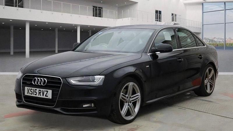 Used Audi A4 S-Line 177 HP (130 kW) 2015 Black Sedan