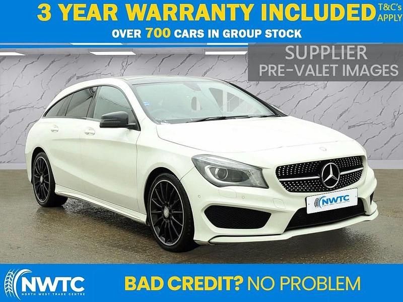 White Used 2015 Mercedes CLA200 Shooting Brake AMG Estate | £9,195 (A bit pricey) - Image 1/3