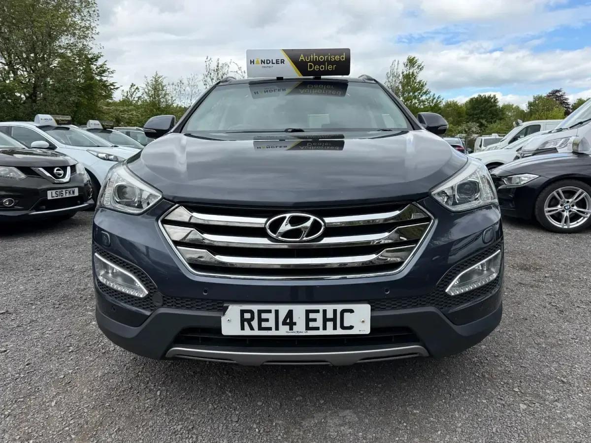 Używany Hyundai Santa Fe Premium SE 2014 Niebieski SUV