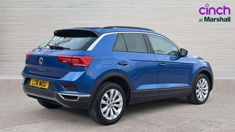 Used VW T-Roc SE 115 HP (84 kW) 2018 Blue SUV