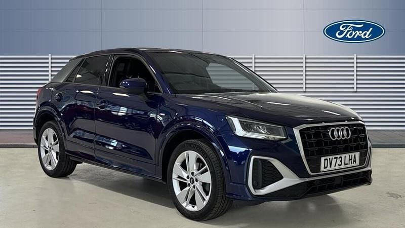 Used Audi Q2 S-Line 110 HP (80 kW) 2023 Blue SUV