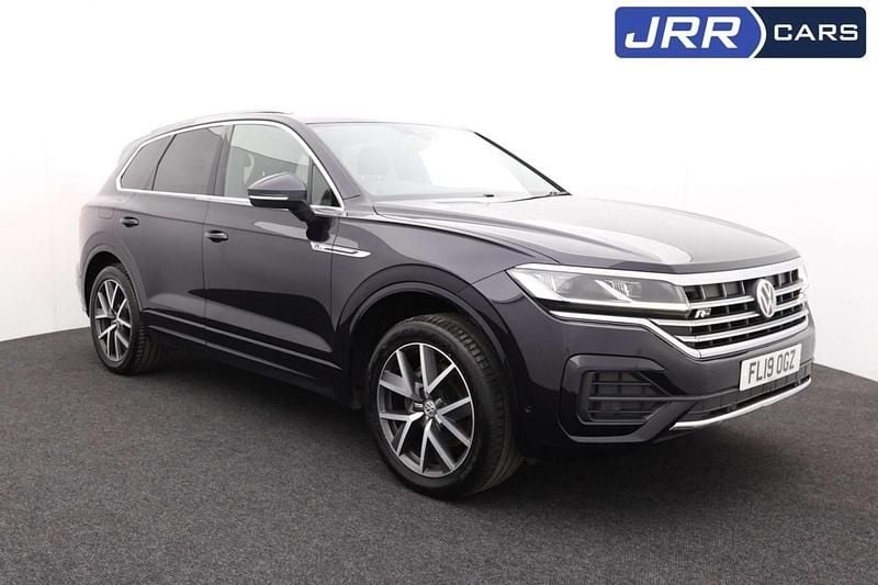 Used VW Touareg R-line 286 HP (210 kW) 2019 Blue SUV