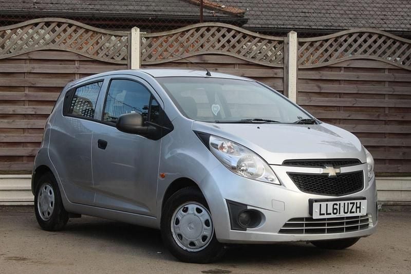 Silver Used 2012 Chevrolet Spark Hatchback | £1,490 (Good price) - Image 1/4