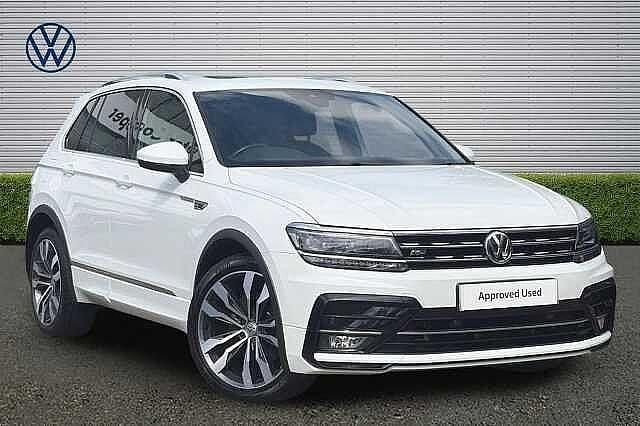 Used VW Tiguan R-line 190 HP (139 kW) 2018 Pure white SUV