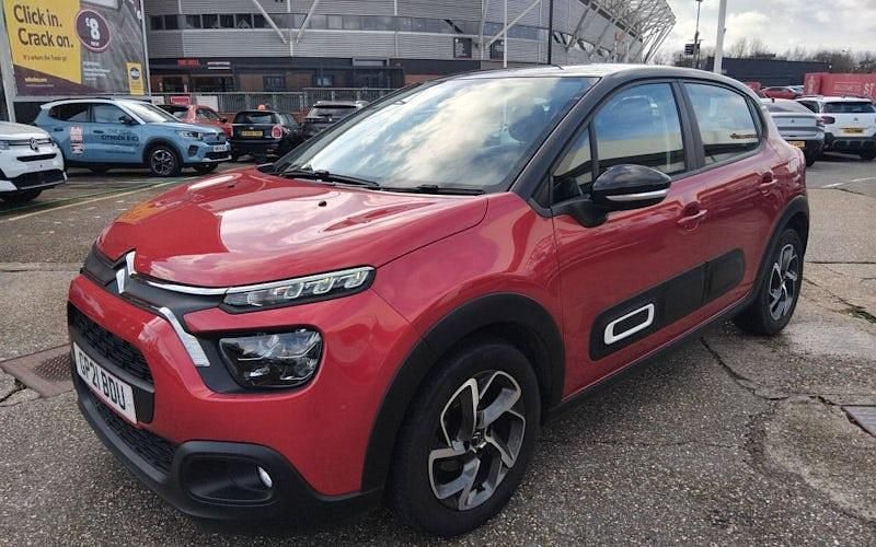 Used Citroën C3 PureTech 83 HP (61 kW) 2021 Red Hatchback