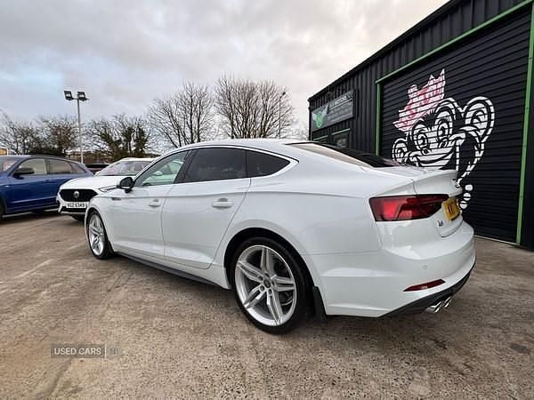 Begagnad Audi A5 S-Line 2017 Vit Sportkupé