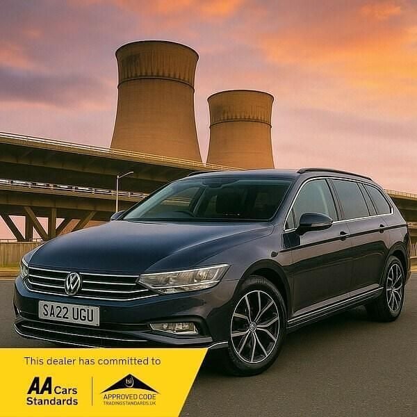 Black Used 2022 VW Passat SEL Estate | £12,990 (Good price) - Image 1/3