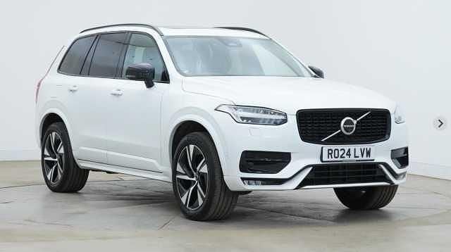 Crystal white Used 2024 Volvo XC90 Plus SUV | £40,450 (Super price) - Image 1/4