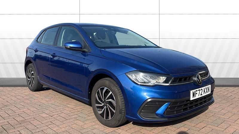 Used VW Polo Life 95 HP (69 kW) 2022 Blue Hatchback