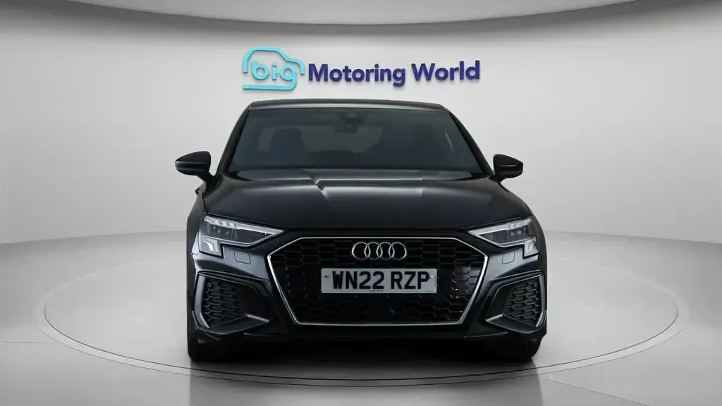 Used Audi A3 S-Line 150 HP (110 kW) 2022 Black Sedan