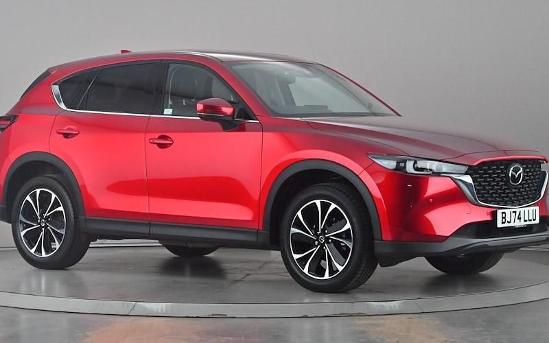 Red Used 2023 Mazda CX-5 Exclusive-Line SUV | £27,499 (Expensive) - Image 1/4