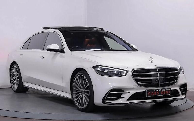 White Used 2022 Mercedes S500L AMG line Sedan | £69,800 - Image 1/4