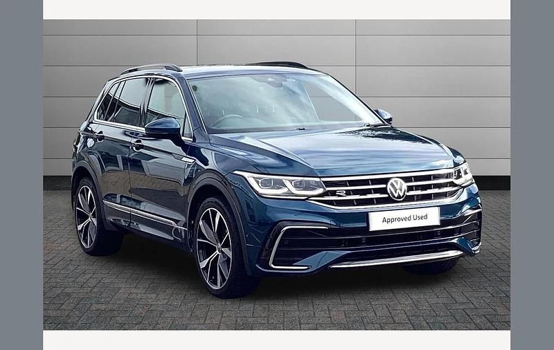 Used VW Tiguan R-line 150 HP (110 kW) 2022 Blue SUV