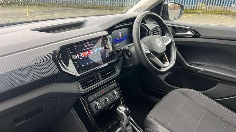 Used VW T-Cross Black Edition 110 HP (80 kW) 2023 Blue SUV