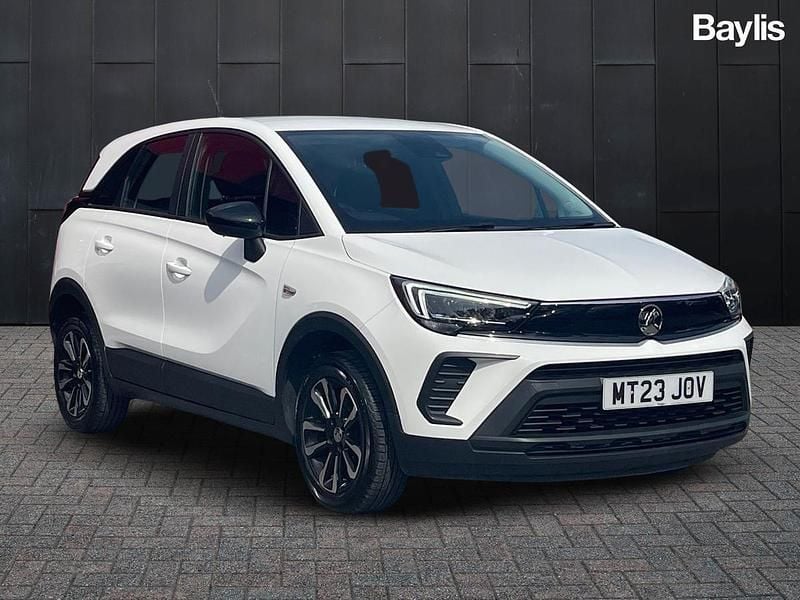 White Used 2023 Vauxhall Crossland Design Edition SUV | £11,649 (Fair price) - Image 1/3