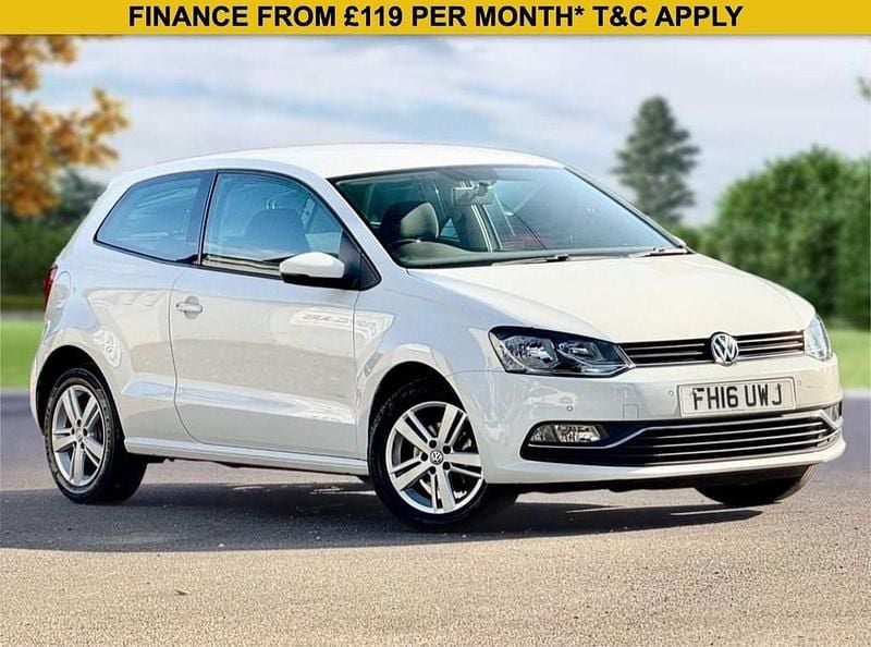 White Used 2016 VW Polo Match Hatchback | £6,000 (Good price) - Image 1/3