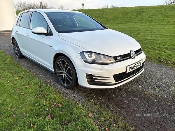 Used VW Golf VII GTD 2015 White Hatchback