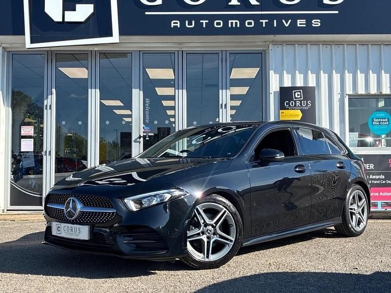 Used Mercedes A200 AMG line 2018 Black Hatchback