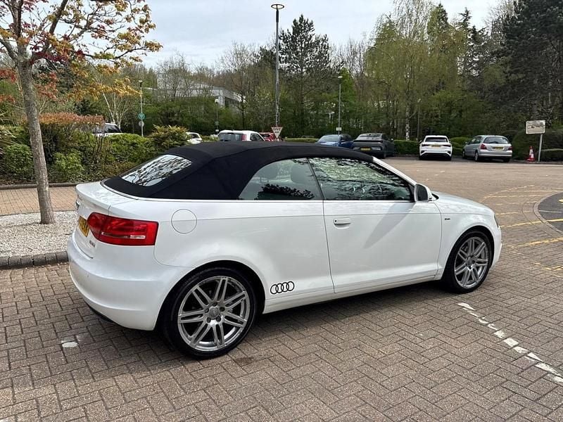 Used Audi A3 Cabriolet S-Line 105 HP (77 kW) 2009 White Cabriolet