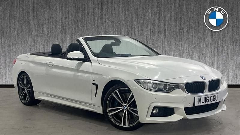White Used 2016 BMW 440 M Sport Cabriolet | £19,950 (Good price) - Image 1/3