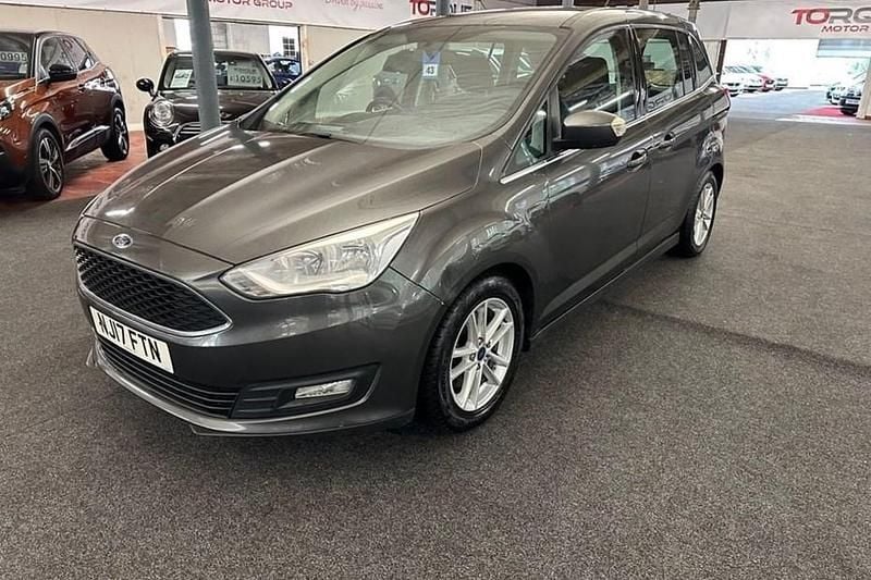 Used Ford Grand C-Max Zetec 125 HP (91 kW) 2017 Grey MPV