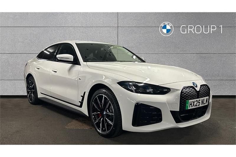 Alpine white Used 2025 BMW i4 M Sport Sedan | £42,797 (A bit pricey) - Image 1/4