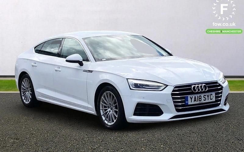 White Used 2018 Audi A5 Sportback Hatchback | £13,999 (Fair price) - Image 1/3